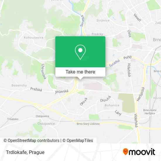 Trdlokafe map