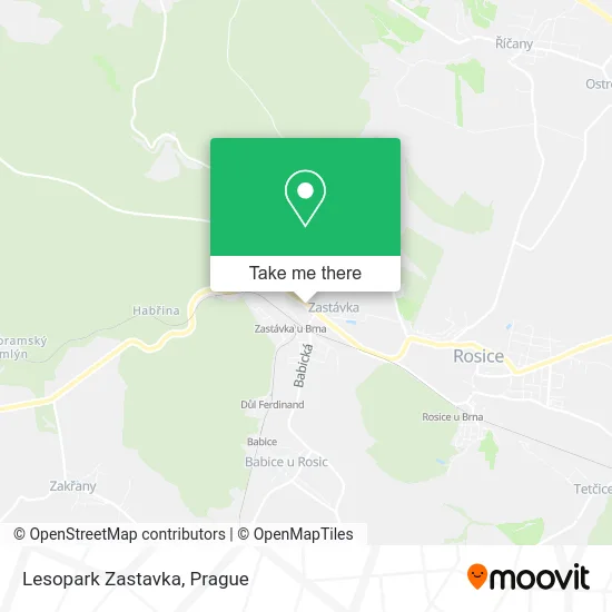 Карта Lesopark Zastavka