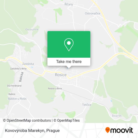 Карта Kovovýroba Marekyn