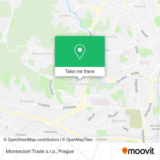 Карта Montessori Trade s.r.o.