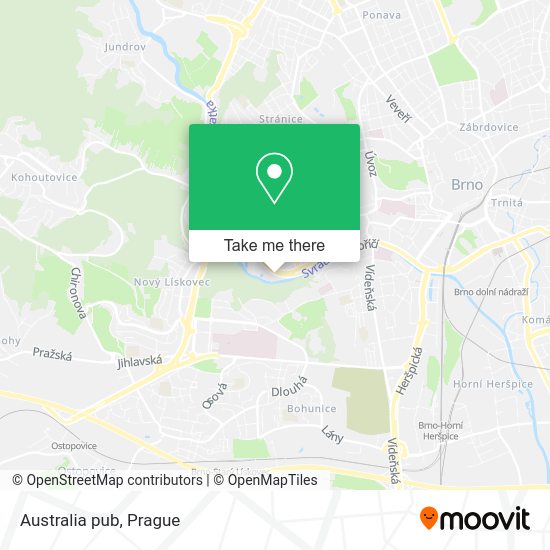 Карта Australia pub