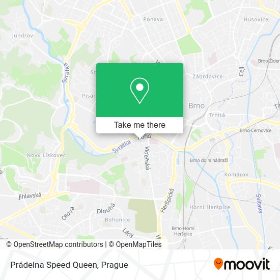 Карта Prádelna Speed Queen