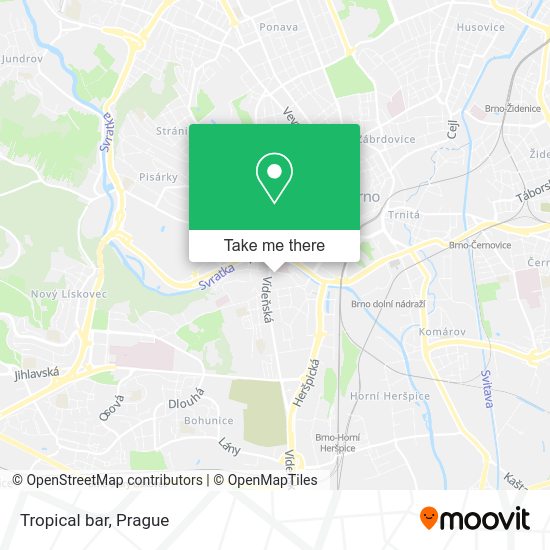 Карта Tropical bar