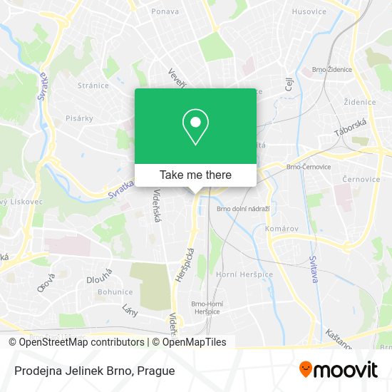 Карта Prodejna Jelinek Brno