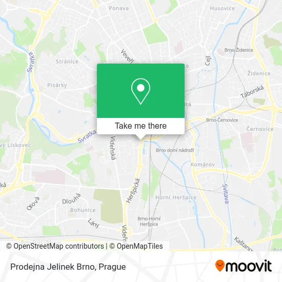 Карта Prodejna Jelinek Brno