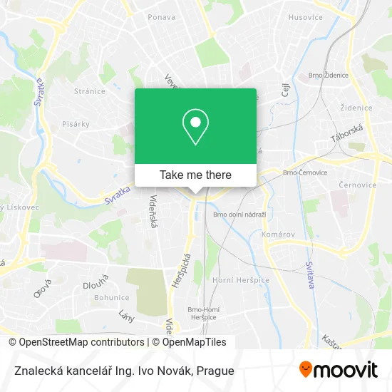 Карта Znalecká kancelář Ing. Ivo Novák