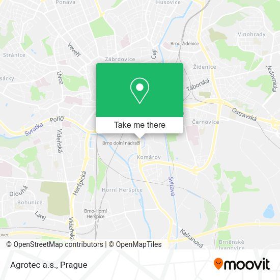 Карта Agrotec a.s.