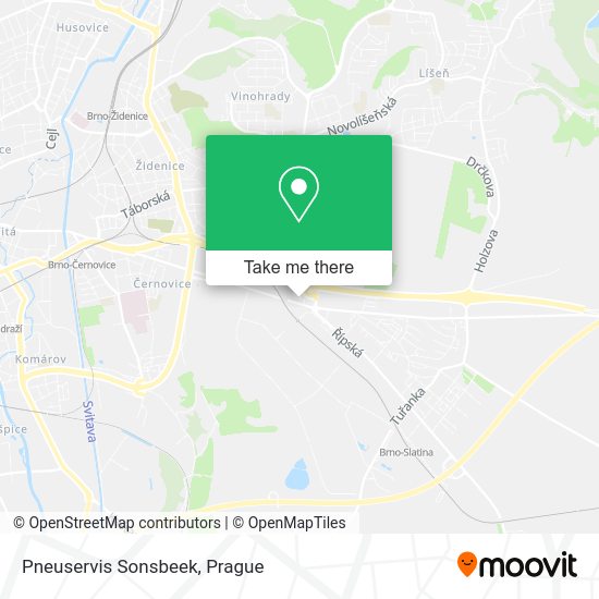 Карта Pneuservis Sonsbeek