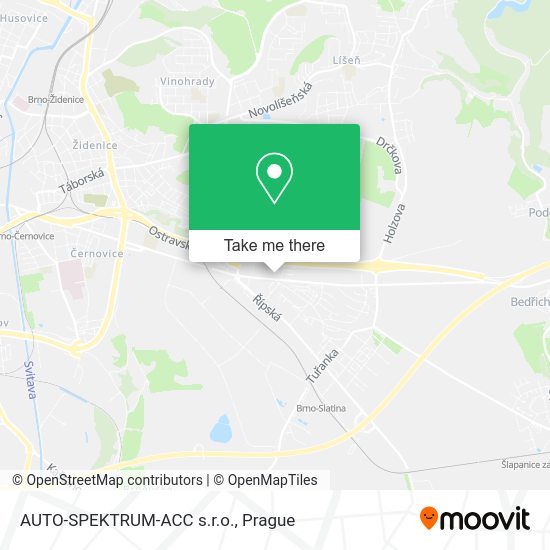 Карта AUTO-SPEKTRUM-ACC s.r.o.
