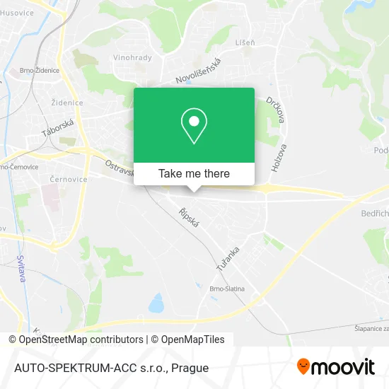 Карта AUTO-SPEKTRUM-ACC s.r.o.