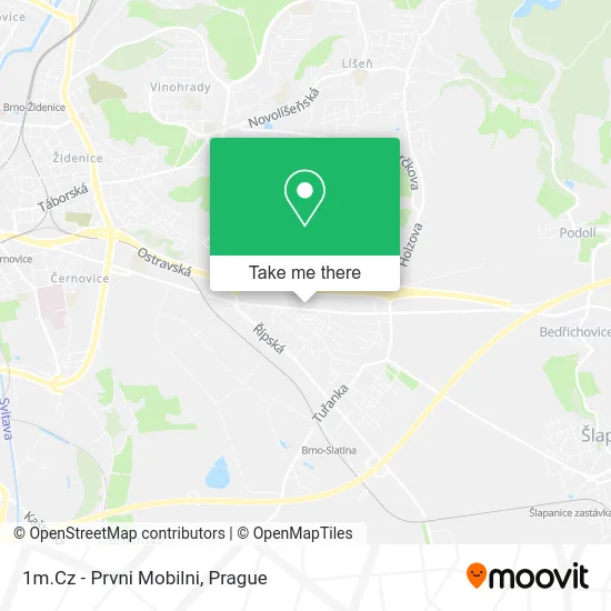 Карта 1m.Cz - Prvni Mobilni