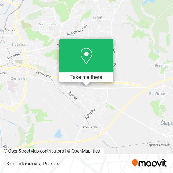 Карта Km autoservis