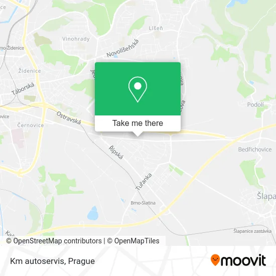 Карта Km autoservis