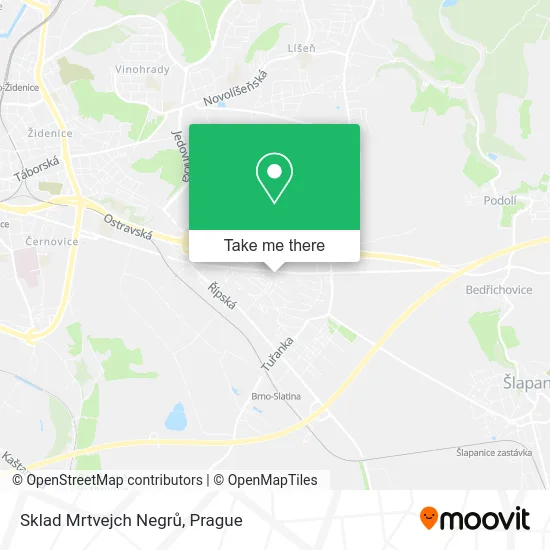 Карта Sklad Mrtvejch Negrů