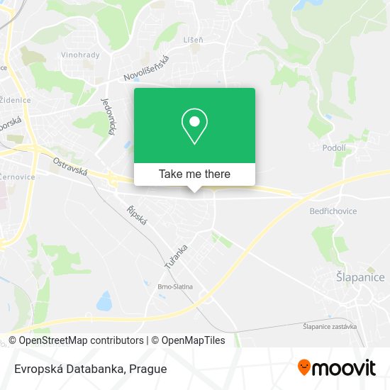 Карта Evropská Databanka
