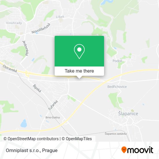Карта Omniplast s.r.o.