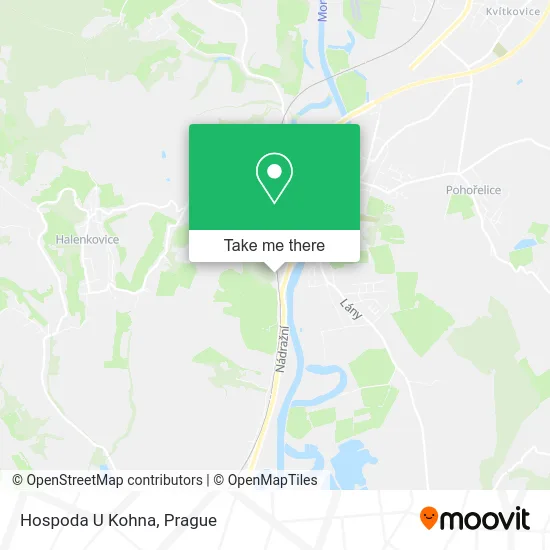 Карта Hospoda U Kohna