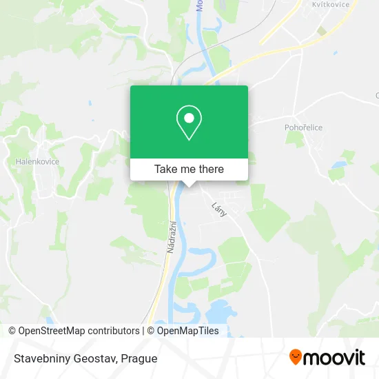 Карта Stavebniny Geostav