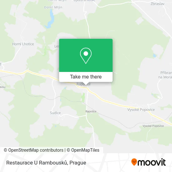 Карта Restaurace U Rambousků