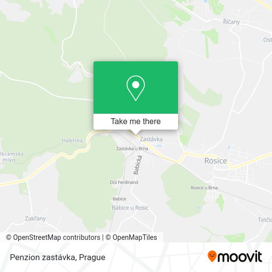 Карта Penzion zastávka