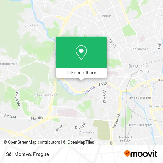 Карта Sál Morava