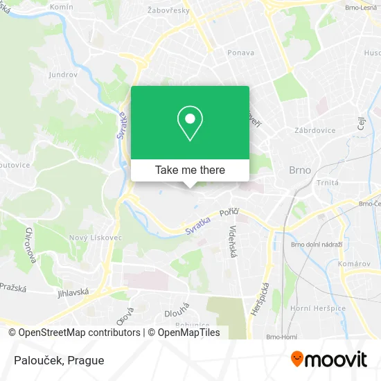 Palouček map