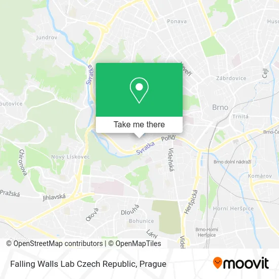 Falling Walls Lab Czech Republic map