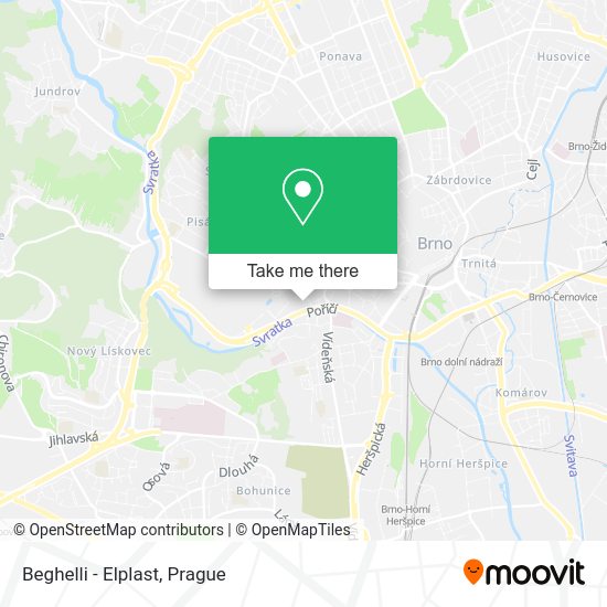 Карта Beghelli - Elplast