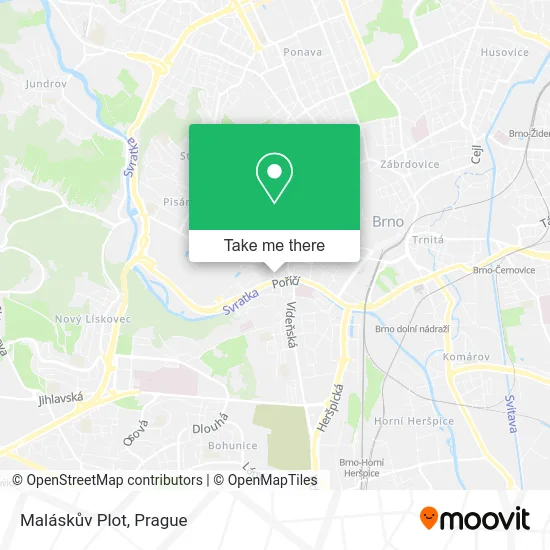 Карта Maláskův Plot