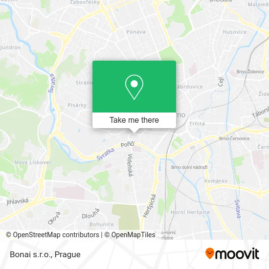 Bonai s.r.o. map