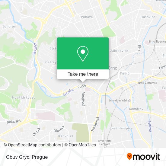 Карта Obuv Gryc