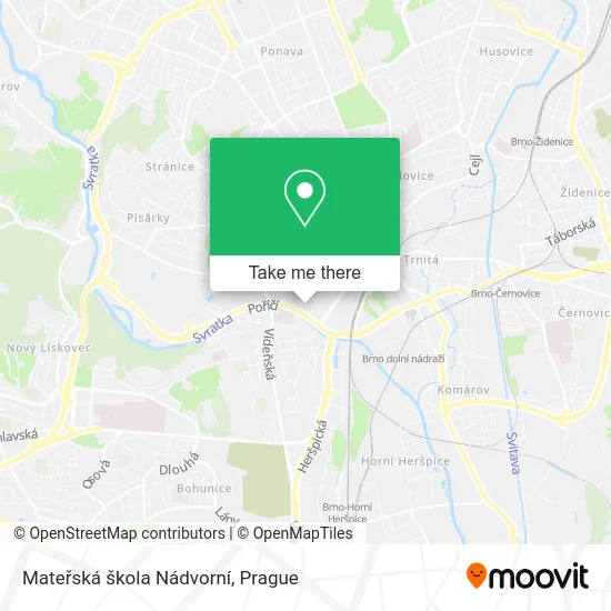 Mateřská škola Nádvorní map
