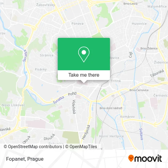 Карта Fopanet