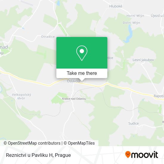 Карта Reznictvi u Pavliku H