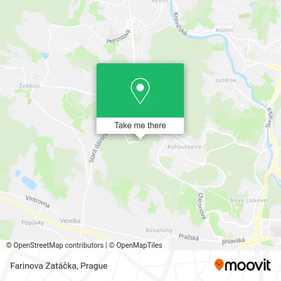 Farinova Zatáčka map