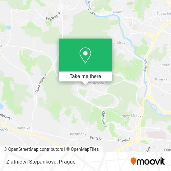 Карта Zlatnictvi Stepankova