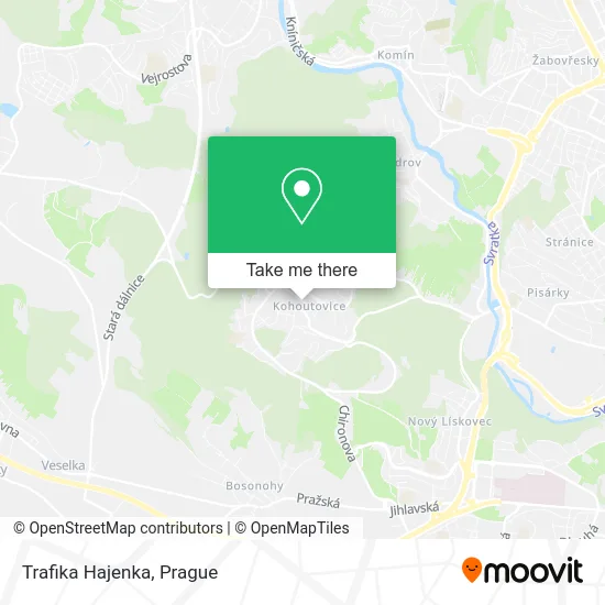 Карта Trafika Hajenka
