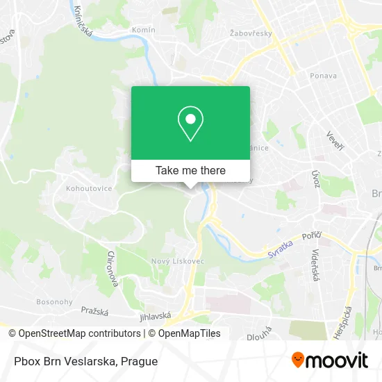 Карта Pbox Brn Veslarska