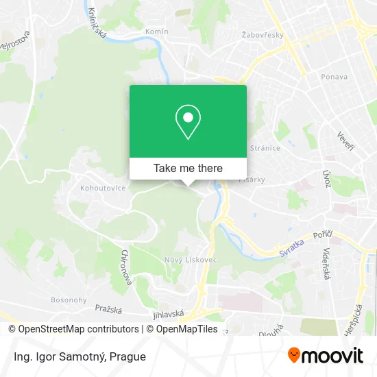 Карта Ing. Igor Samotný