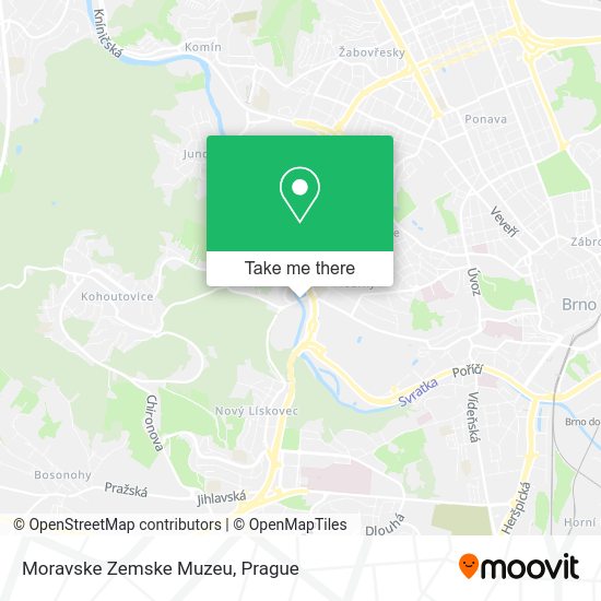 Карта Moravske Zemske Muzeu