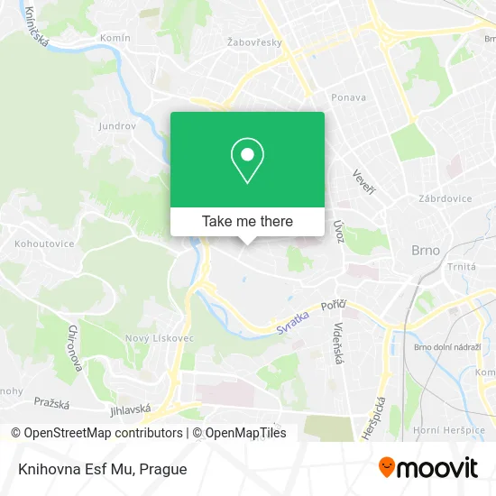 Карта Knihovna Esf Mu