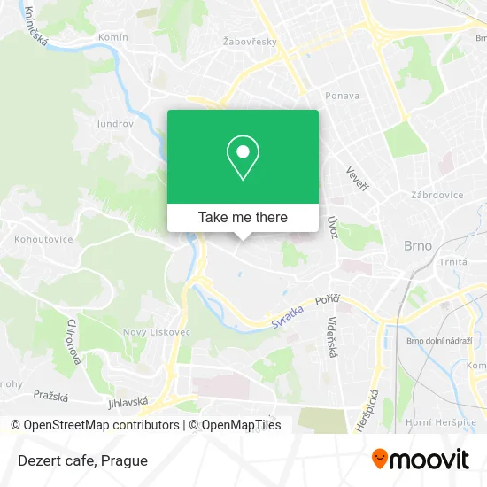 Карта Dezert cafe