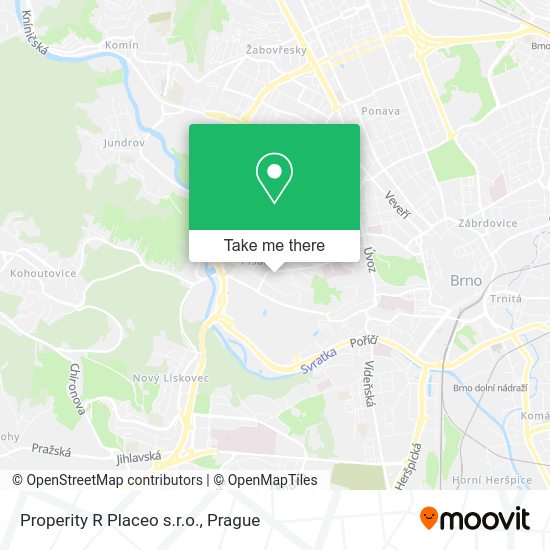 Карта Properity R Placeo s.r.o.