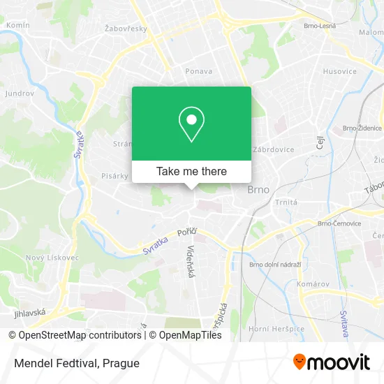 Карта Mendel Fedtival