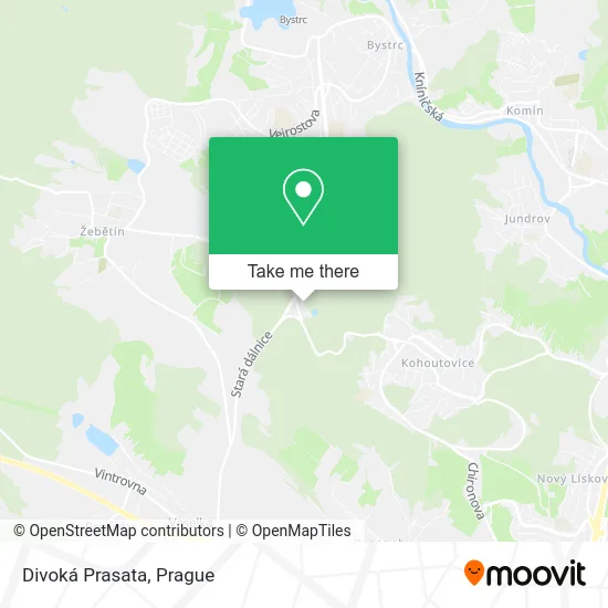 Карта Divoká Prasata