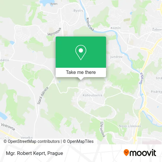 Карта Mgr. Robert Keprt