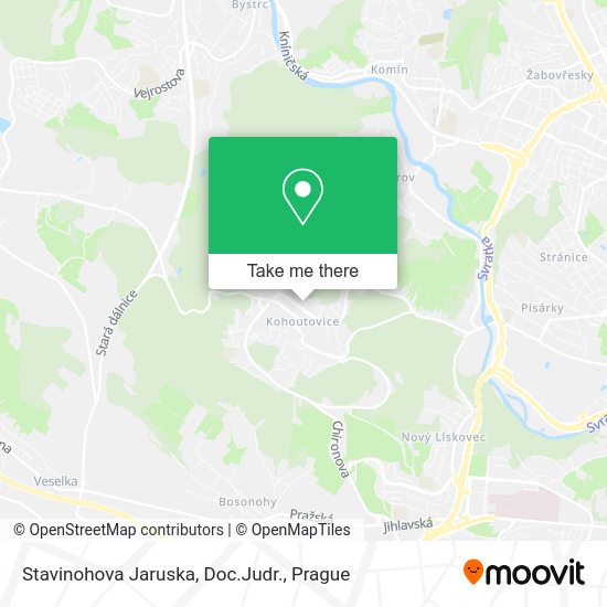 Карта Stavinohova Jaruska, Doc.Judr.