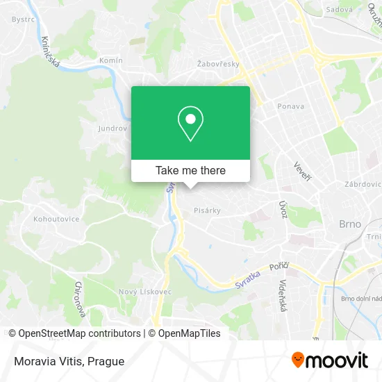 Карта Moravia Vitis