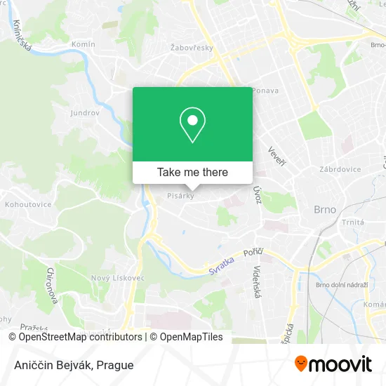 Карта Aniččin Bejvák