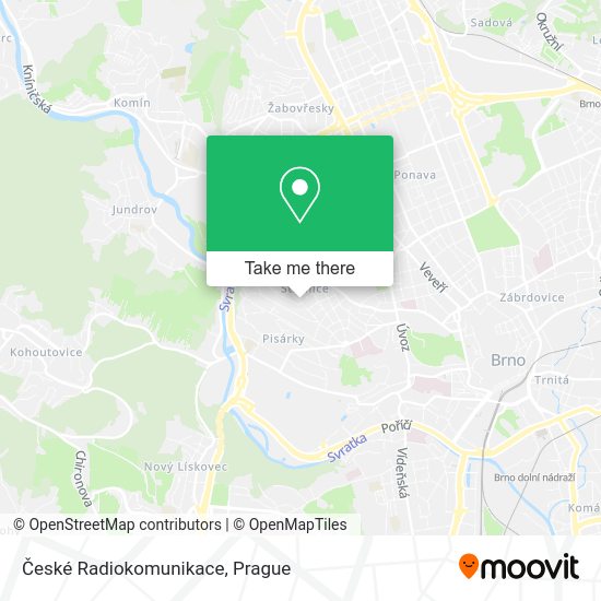 Карта České Radiokomunikace